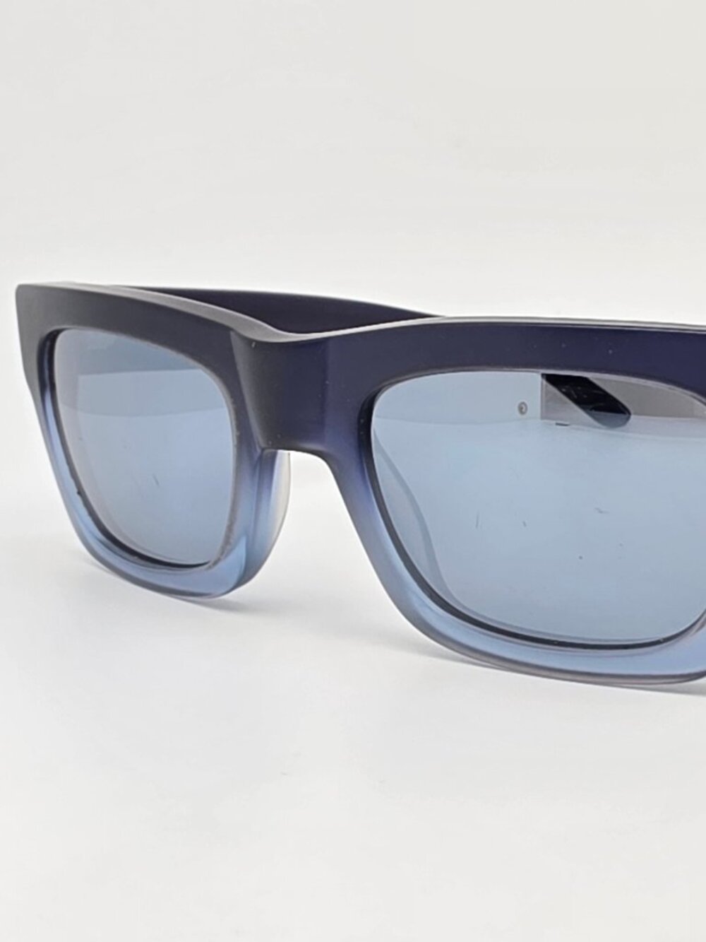 Sun Buddies Type 3 Opening Ceremony Matte Blue Fade Frame Blue Mirror Sunglasses